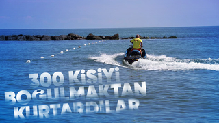 Sakarya'da cankurtaranlar 300 kişiyi kurtardı