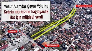 Sakarya'da çevre yolunu şehir merkezine bağlayacak yeni güzergah geliyor