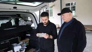 Sakarya'da çiftçiye önemli hizmet, tarlada toprak analizi