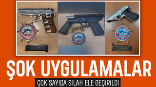 Sakarya'da çok sayıda silah ele geçirildi