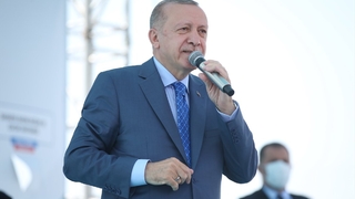 Sakarya'da Cumhurbaşkanı Erdoğan'a coşkulu karşılama