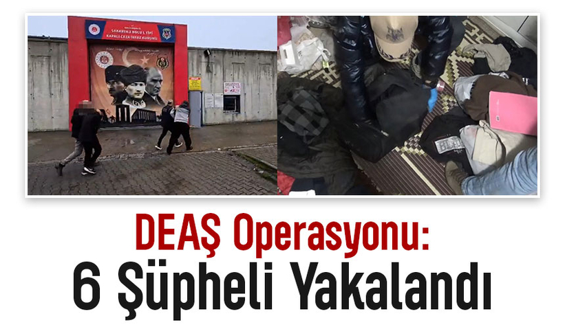 Sakarya'da DEAŞ operasyonu: 6 kişi yakalandı