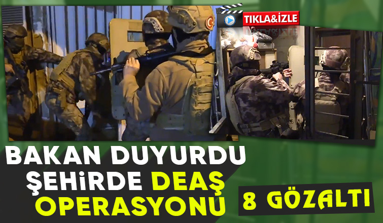 Sakarya'da DEAŞ operasyonu 8 gözaltı