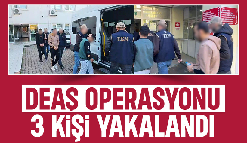 Sakarya'da DEAŞ operasyonu