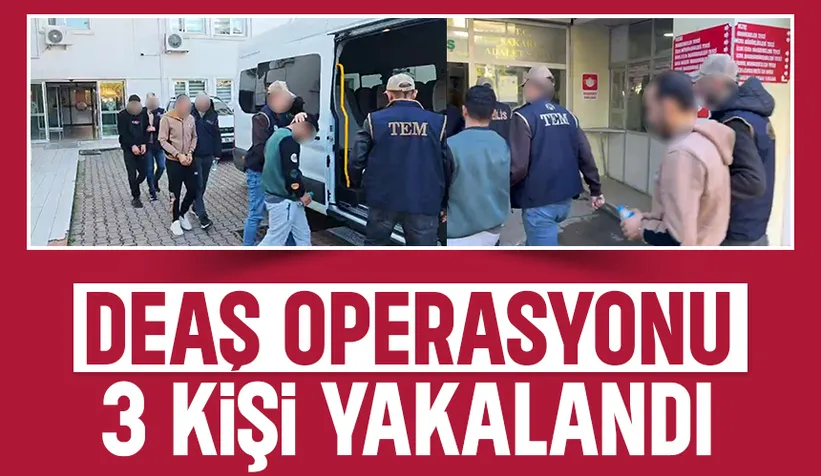 Sakarya'da DEAŞ operasyonu