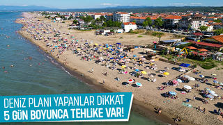 Sakarya'da  deniz planı yapanlara önemli uyarı