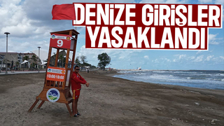 Sakarya'da denize girişler yasaklandı