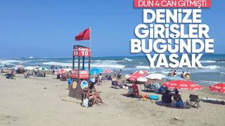 Sakarya'da denize girişler yasaklandı