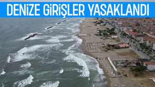 Sakarya'da denize girişler yasaklandı