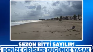Sakarya'da denize girişler yasak