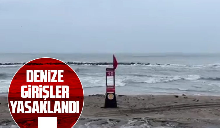 Sakarya'da denize girişlere yasak geldi