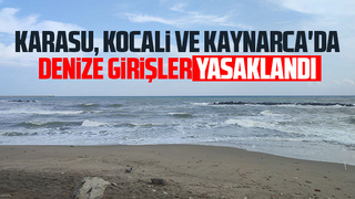 Sakarya'da denize girmek yasaklandı