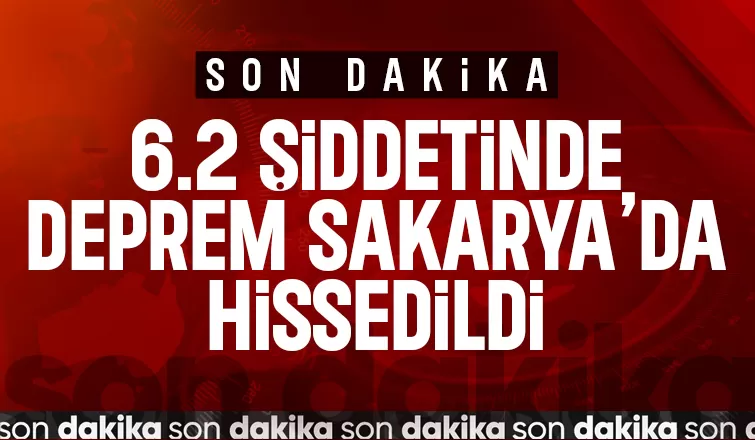 Büyük deprem; Sakarya'da sallandı