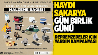 Sakarya'da depremzedeler için yardım kampanyası başlatıldı
