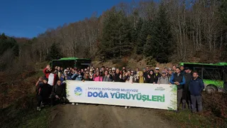 Sakarya'da doğa yürüyüşleri Eski Yayla ve Akçay Barajı parkuruyla devam etti