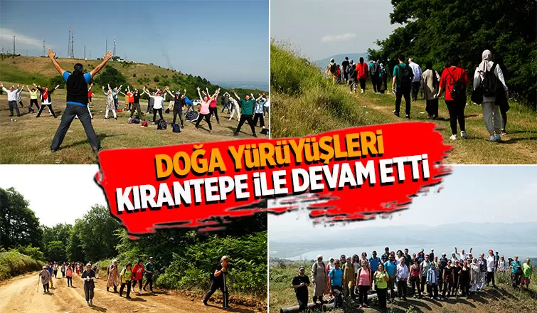 Sakarya'da doğa yürüyüşleri sürüyor