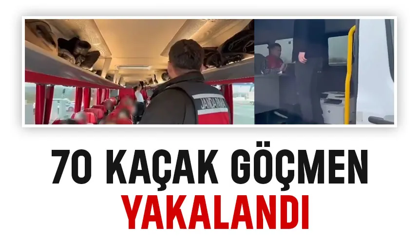 Sakarya'da düzensiz göçmen operasyonu