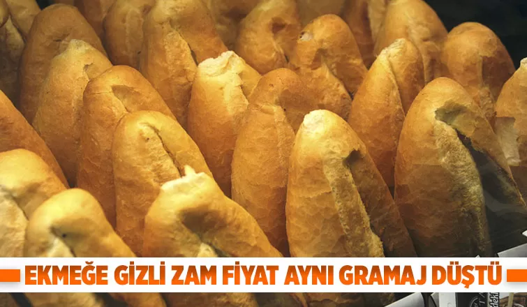 Sakarya'da ekmeğe gramaj zammı