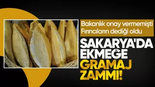 Sakarya'da ekmeğin gramajı düştü