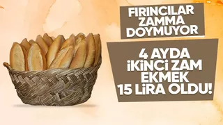 Sakarya'da ekmek 15 lira oldu