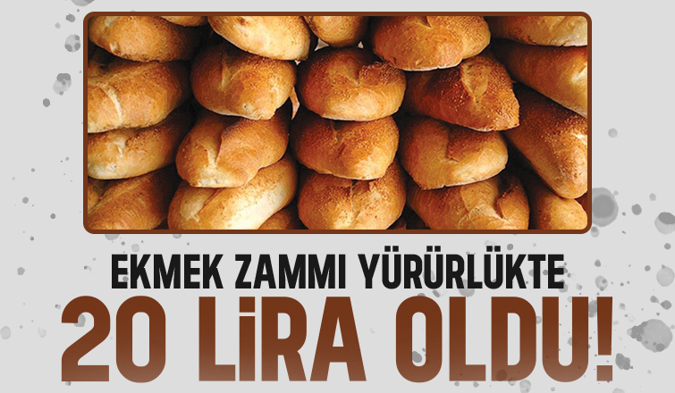 Sakarya'da ekmek 20 liradan satılıyor
