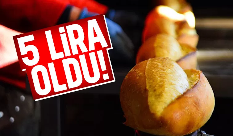 Sakarya'da ekmek 5 lira oldu