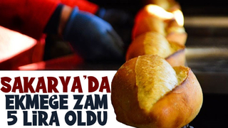 Sakarya'da ekmek zamlandı