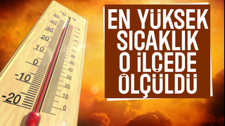 Sakarya'da en yüksek sıcaklık o ilçede kaydedildi