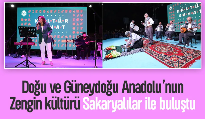 Sakarya'da festival coşkusu Doğu ve Güneydoğu Anadolu ile sürdü