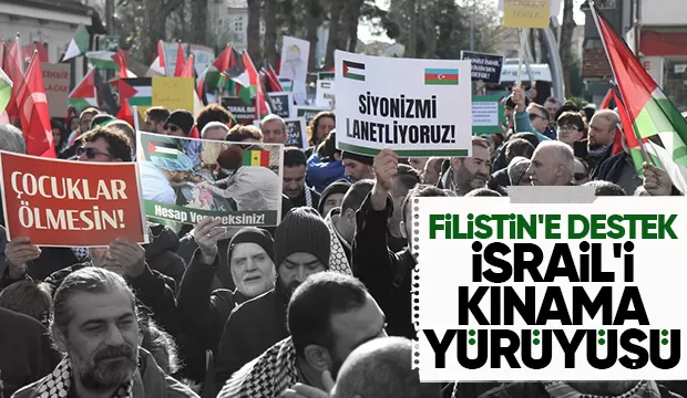 Sakarya'da Filistin’e destek yürüyüşü