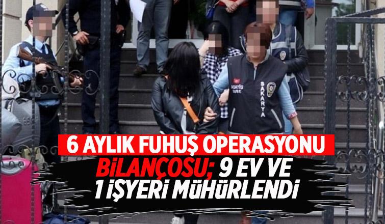 Sakarya'da fuhuş operasyonları: 27 kişiye işlem yapıldı