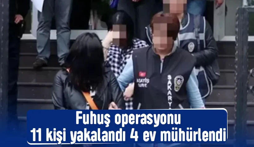 Sakarya'da fuhuş operasyonu