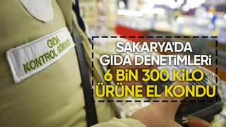 Sakarya'da gıda denetimlerinde binlerce kilo ürüne el kondu