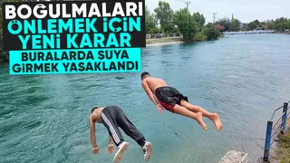Sakarya'da göl, gölet ve akarsularda yüzmek yasaklandı