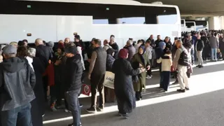 Sakarya'da hacı adayları dualarla kutsal topraklara uğurlandı