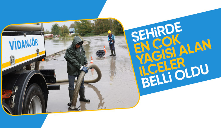 Sakarya da hangi ilçe ne kadar yağış aldı