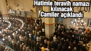 Sakarya'da hatimle teravih namazı kılınacak camiler belli oldu