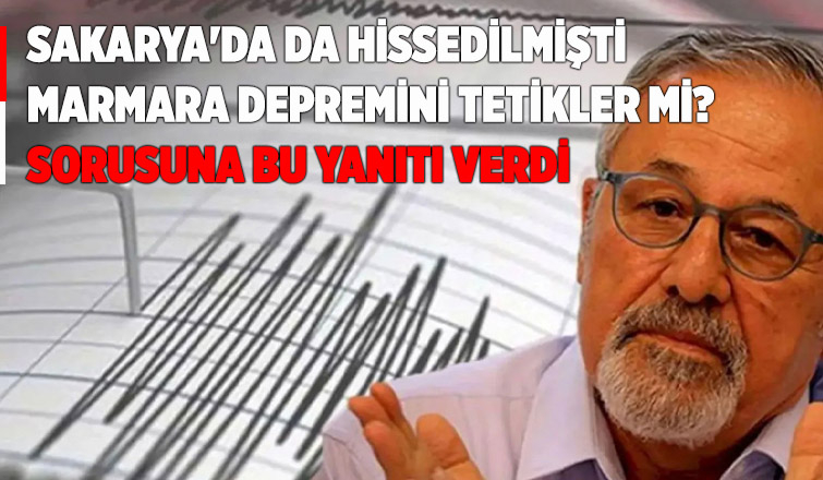 Sakarya'da hissedilen depreme ilişkin açıklama