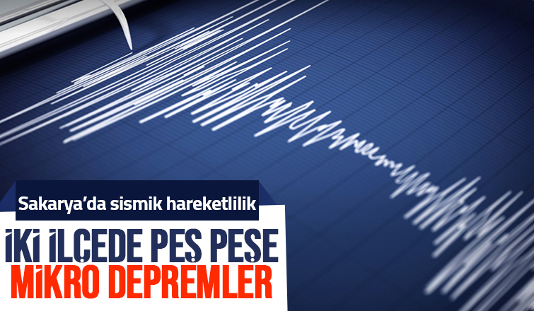 Sakarya'da iki ilçede deprem