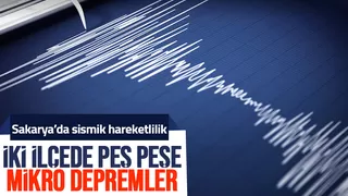 Sakarya'da iki ilçede deprem