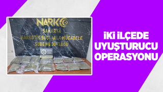 Sakarya'da iki ilçede uyuşturucu operasyonu: 4 tutuklama