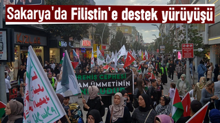 Sakarya'da İsrail protestosu