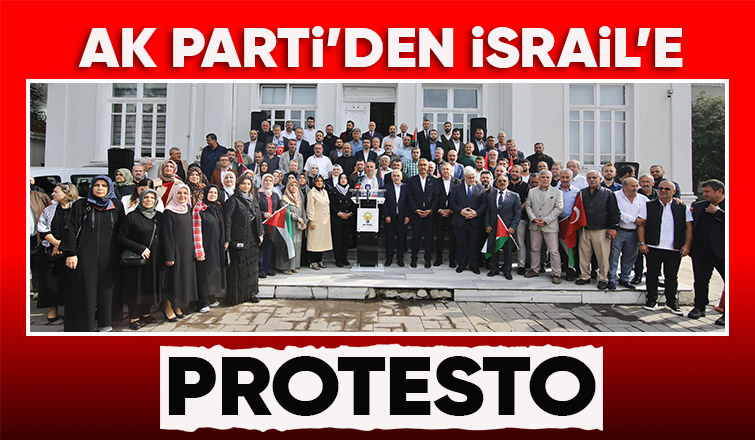 Sakarya da İsrail protestosu