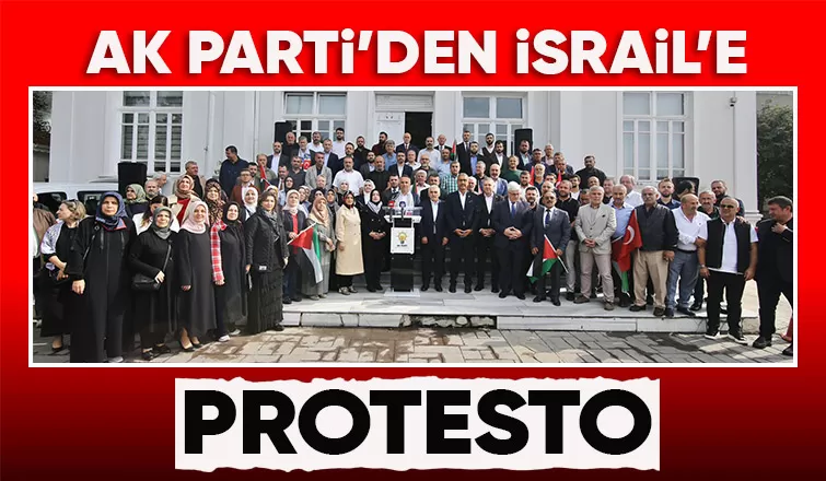 Sakarya da İsrail protestosu