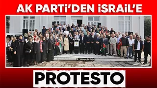 Sakarya da İsrail protestosu