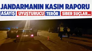 Sakarya'da jandarma Kasım raporunu açıkladı