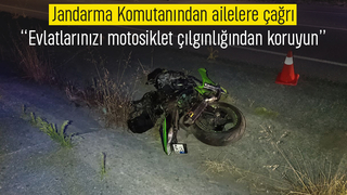Sakarya'da jandarmadan ailelere motosiklet uyarısı