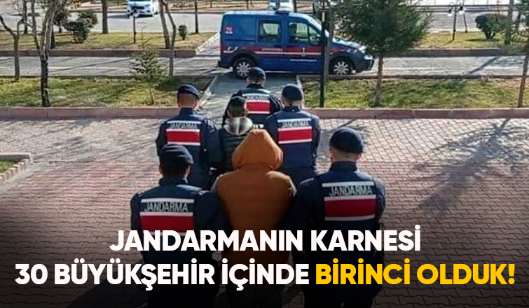 Sakarya'da jandarmanın başarısı