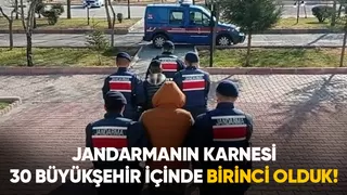 Sakarya'da jandarmanın başarısı