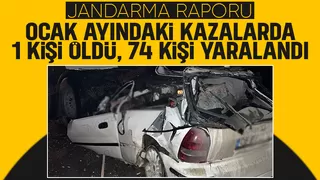 Sakarya'da jandarmanın kaza raporu: 1 ölü, 74 yaralı